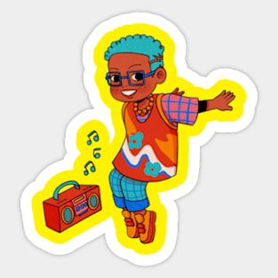 Mr music man Sticker